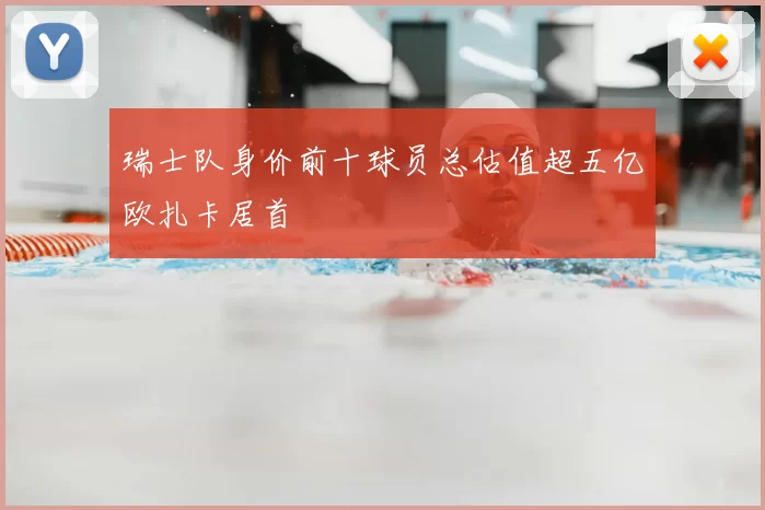 瑞士队身价前十球员总估值超五亿欧扎卡居首